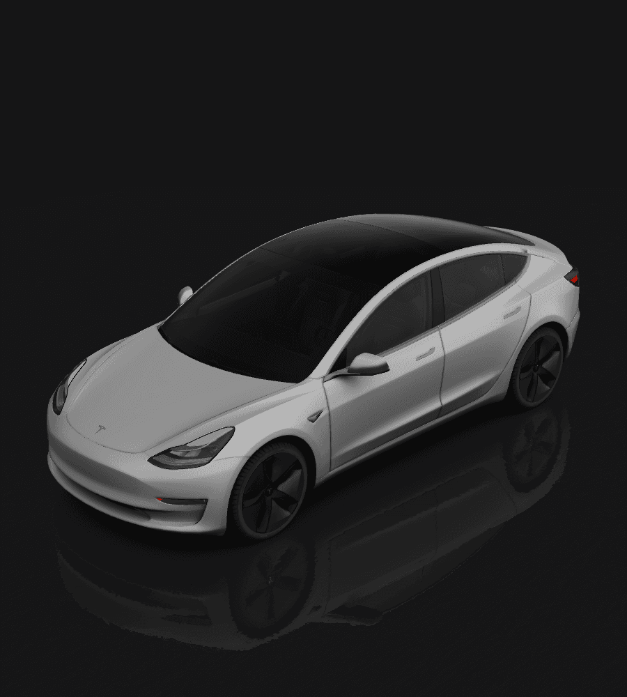 Model 3 custom wrap template