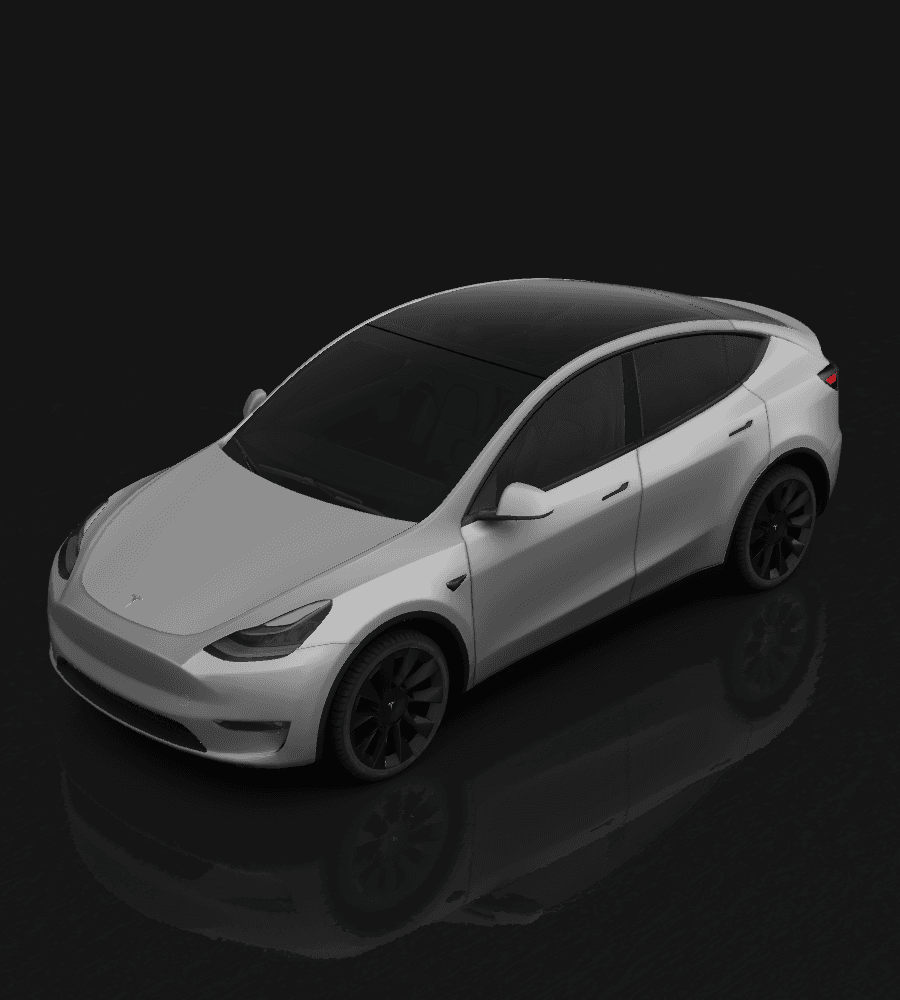 Model Y custom wrap template