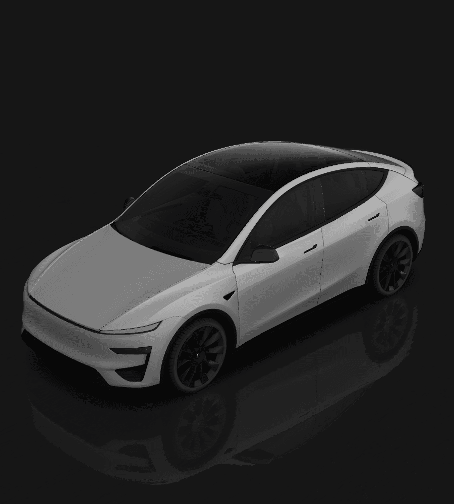 Model Y 2025 Performance custom wrap template