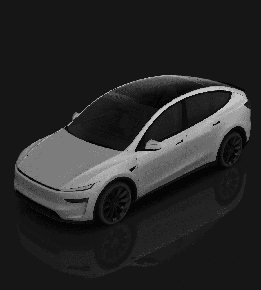 Model Y L custom wrap template