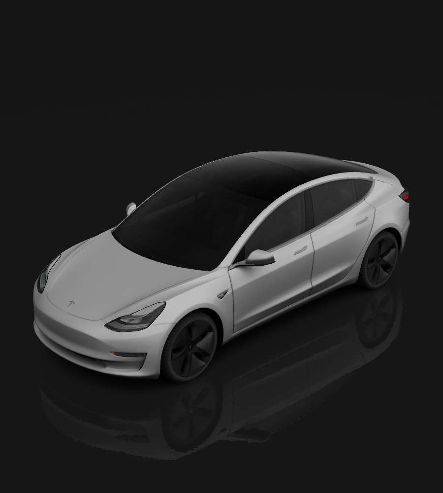 Model 3 custom wrap template