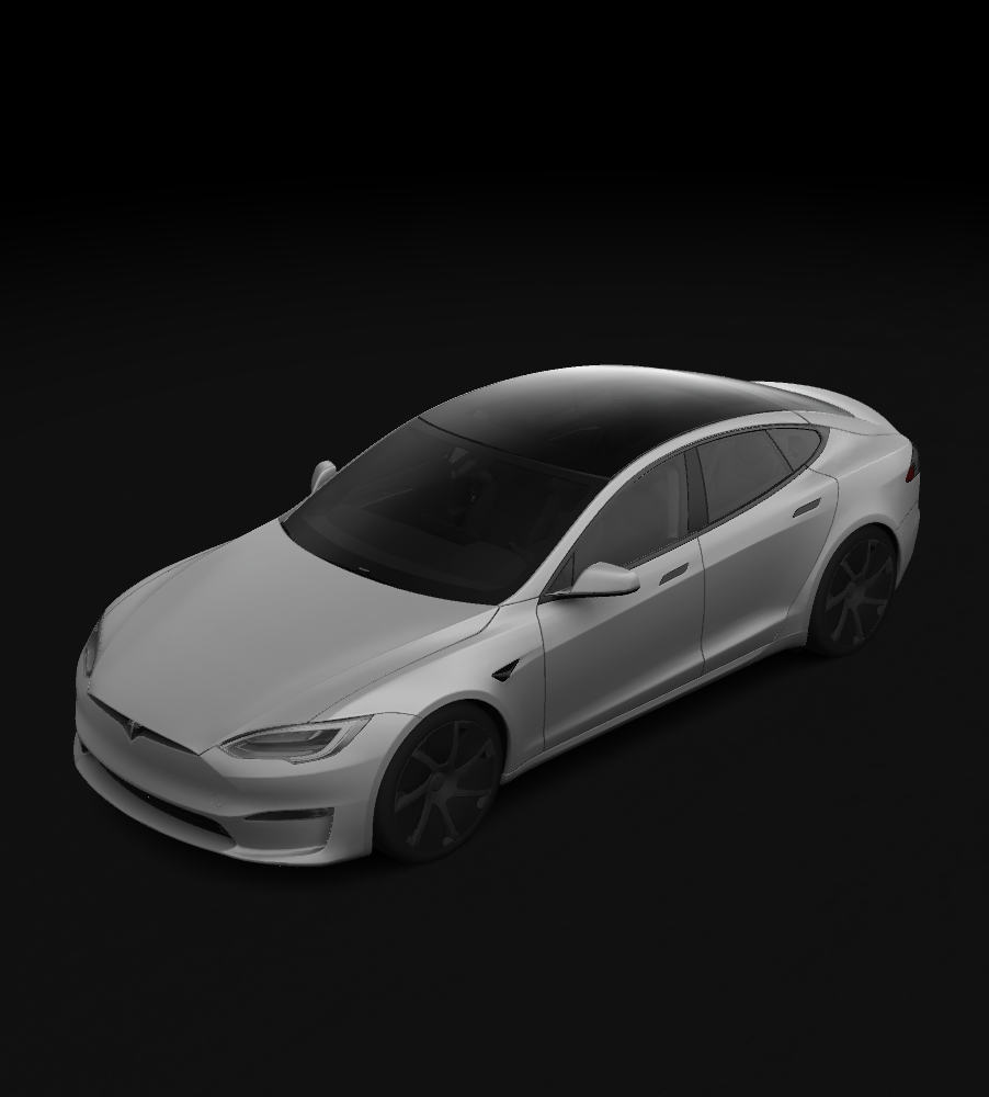 Model S (2021+) custom wrap template