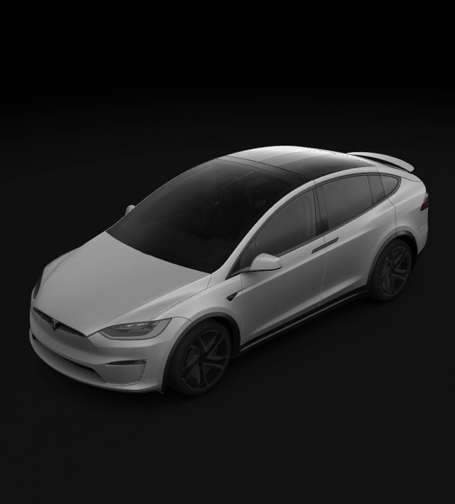 Model X (2021+) custom wrap template