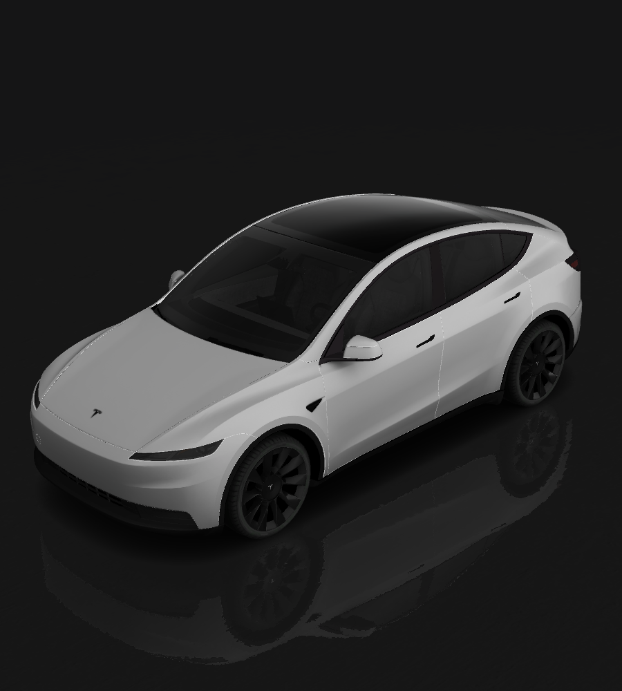 Model Y 2025 Base custom wrap template
